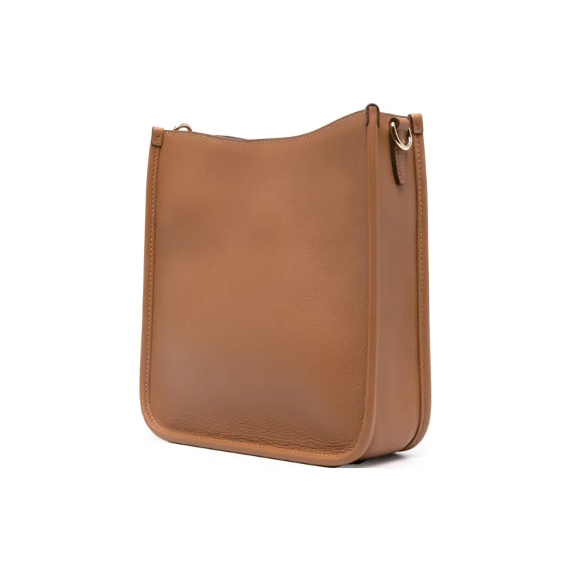 PRADA Calfskin Shoulder Bag, Crossbody Bag Women's Brown-1