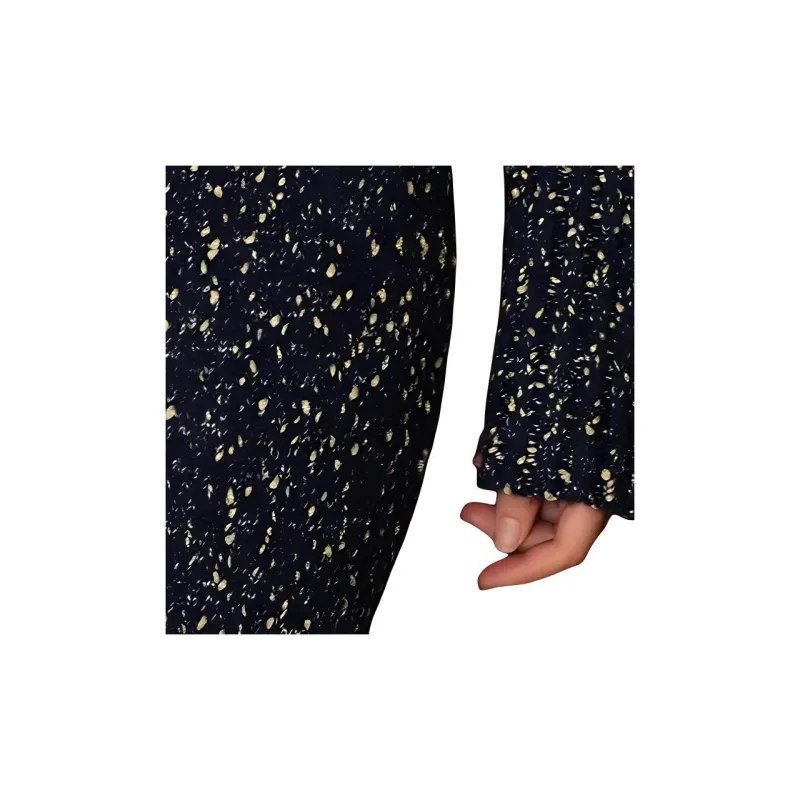 BESIONIA FW24 Sweater Women's Blue Pattern-8