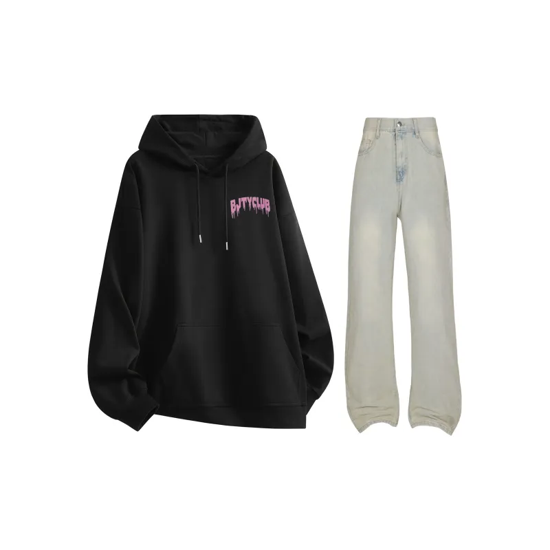BJTY Sweatshirt Sets Unisex-15