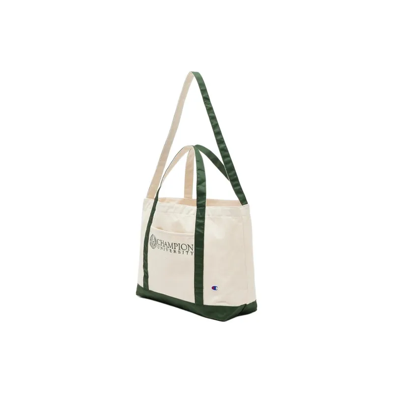 Champion Cotton Tote Bag Shopping Bag Handbag Shoulder Bag Regular Men's Dark Green-0
