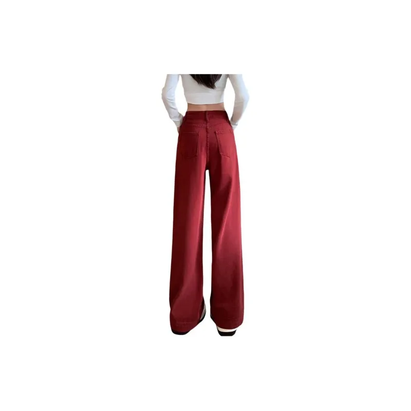 MPOX Jeans Women's Ancora Red Ankle Length-1