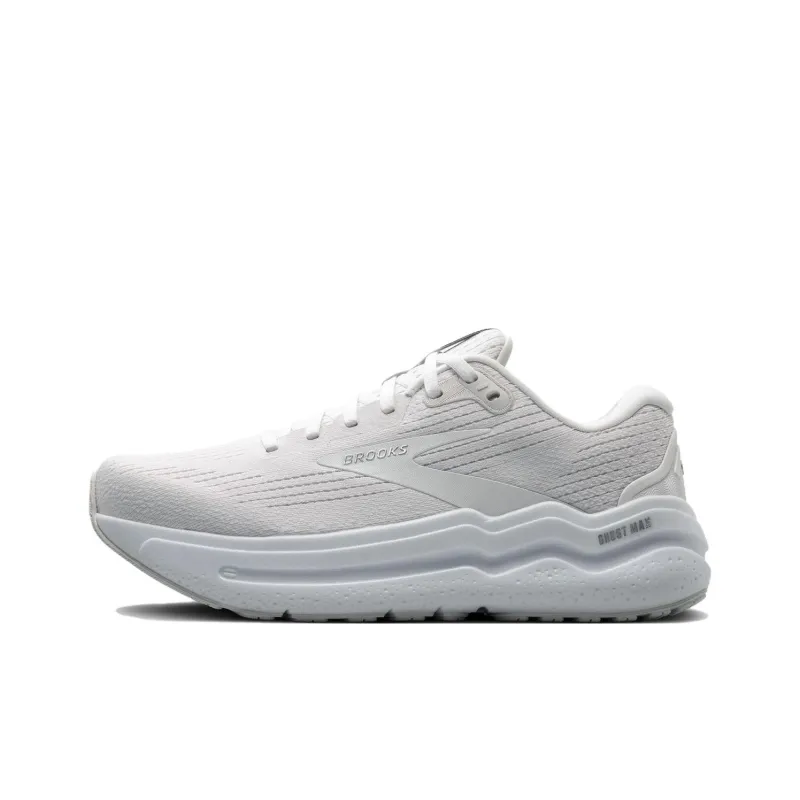 Brooks Ghost Ma Anti Slip Wear Resistant Low Top Running Shoes Men's White-0