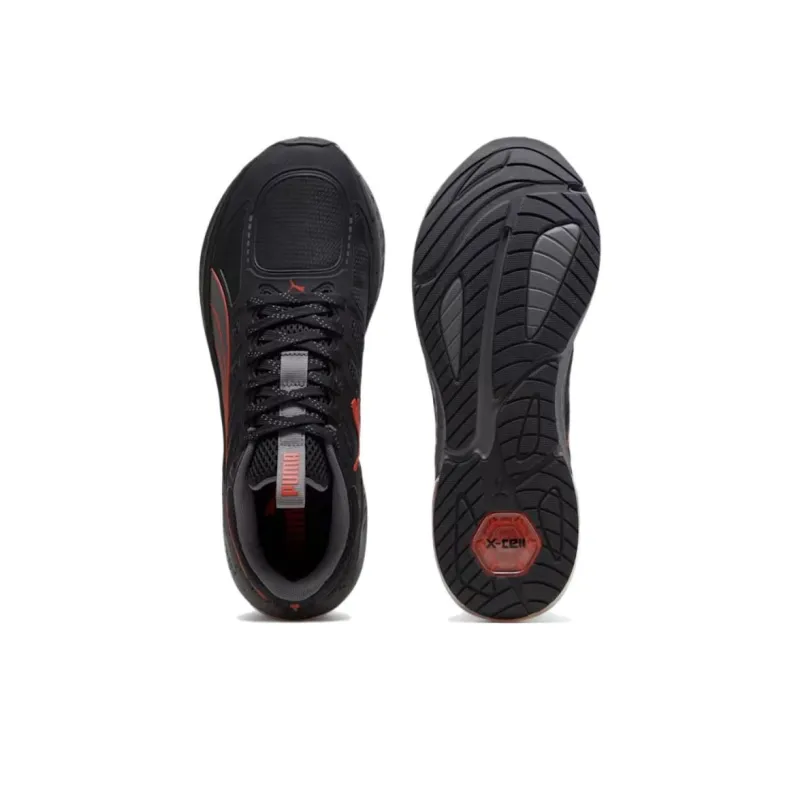 PUMA X Cell Lightspeed Anti Slip Wear Resistant Low Top Casual Running Shoes Men's Black-3