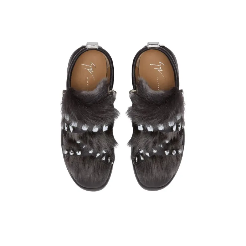 Giuseppe Zanotti/GZ Christie Winter Low-Top Casual Shoes Women's Black-4