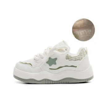 LIANGHUO Warm Slip Resistant Impact Resistance Wear Resistant Low Top Skateboard Shoes Women's