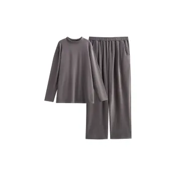 Same Language Pajama Set Men's Misty Tower Gray