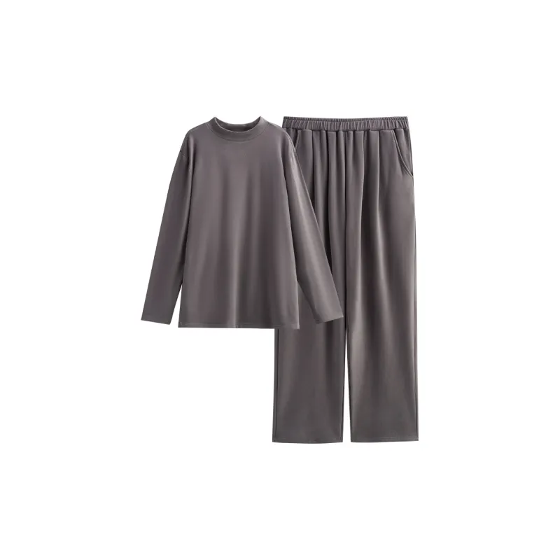 Same Language Pajama Set Men's Misty Tower Gray-0