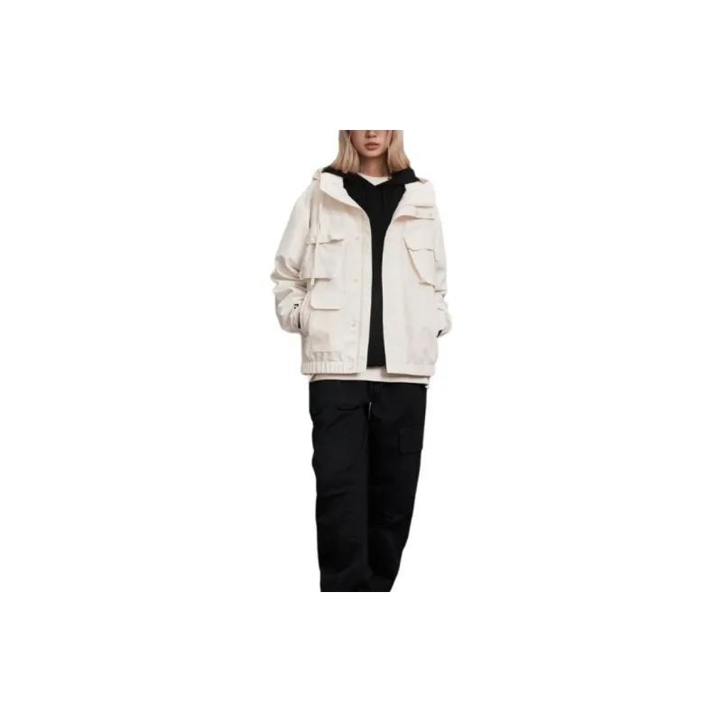 Converse De Luxe Jackets Coats Men's White-2