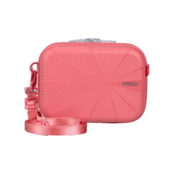 AMERICAN TOURISTER Polypropylene Crossbody Bag Unisex Coral Red