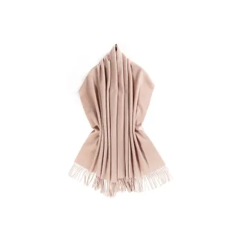 Shanghai Story Sheep Wool Knit Scarves Women's Red Shawl