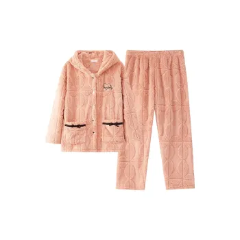 GOSO Pajama Set Women's Pink Orange