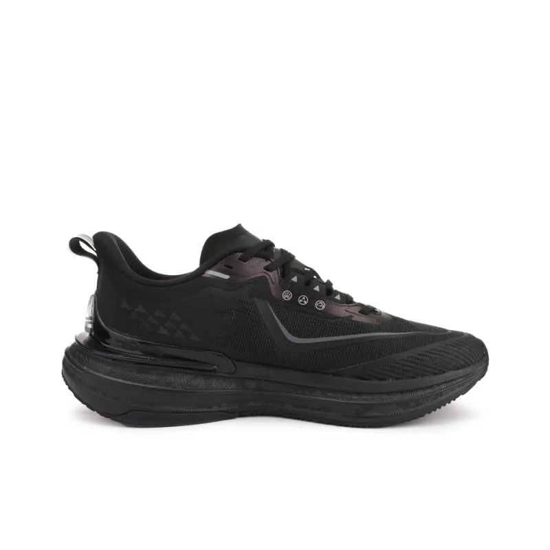 PEAK Cushioning, Slip Resistant, Abrasion Resistant, Breathable Low Top Running Shoes Men's Black-1