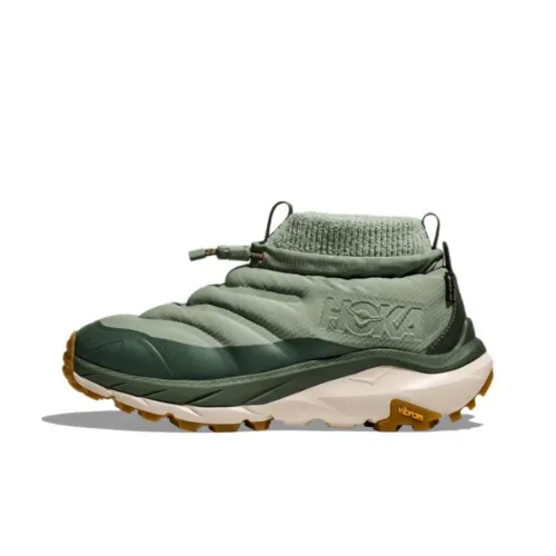 HOKA ONE ONE Kaha 2 Anti Slip And Wear Resistant Warm Mid Top Trekking Shoes Unisex Green
