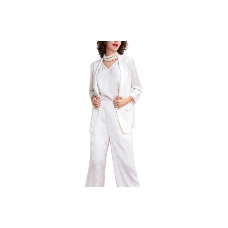 BESIONIA FW23 Business Suits Coats Women's Beige-1