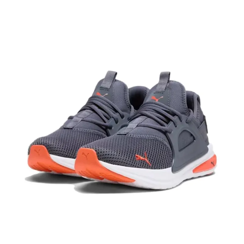 PUMA Softride Enzo Evo Slip Resistant Low Top Running Shoes Unisex Gray-2