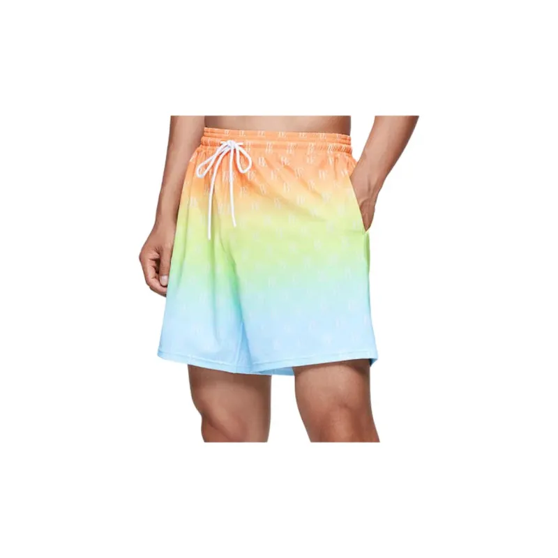 BALNEAIRE Beach Shorts Men's Fresh Orange Yellow Blue-2