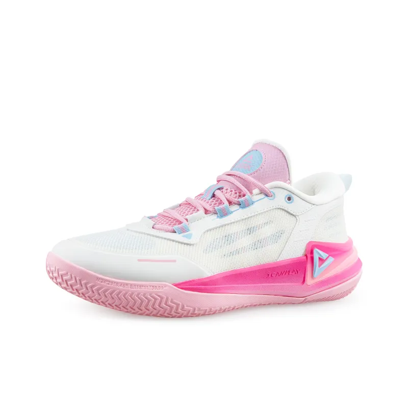 PEAK Cushioning Anti Slip Wear Resistant Coverage Impact Resistant Rebound Low Top Basketball Shoes Men's Mismatched-3
