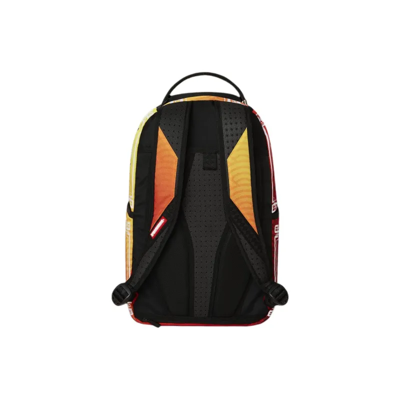 SPRAYGROUND Polyester Backpack Unisex Orange Red-4