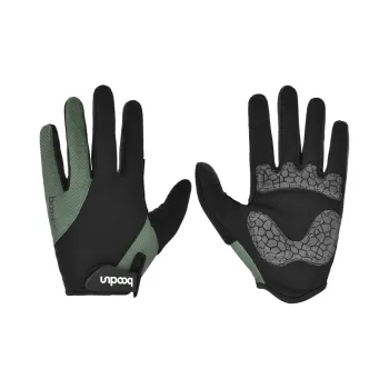 HNJ Riding Equipment Cycling Glove Unisex Microfiber Mesh Silicone