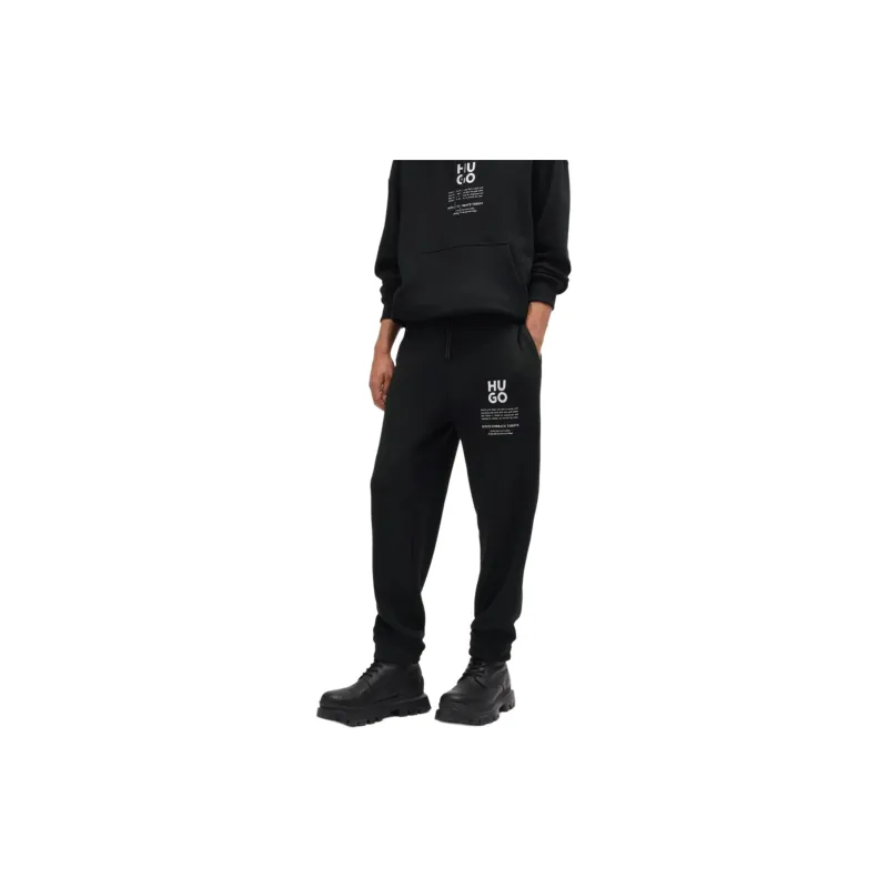 HUGO BOSS Logo And Slogans Print Track Pants-2
