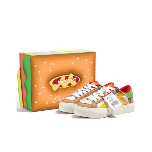 TUOPIN Pie Shoes Skateboard Shoes Unisex Low-Top