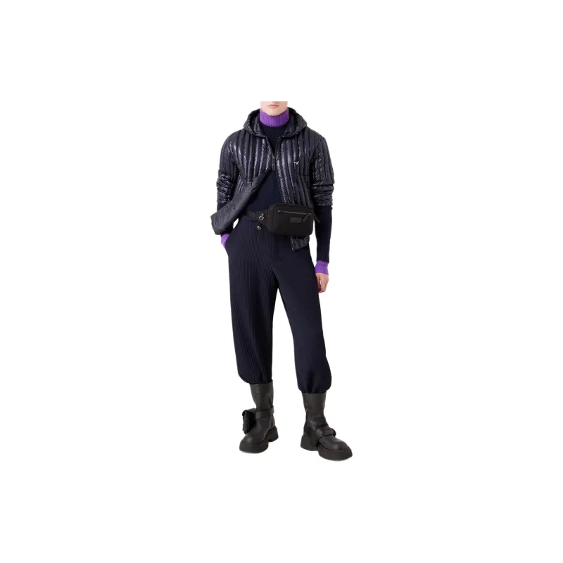 EMPORIO ARMANI FW23 Jackets & Coats Men's Blue-2