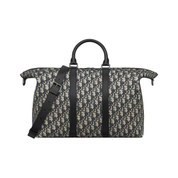 DIOR Cotton Shoulder Bag, Crossbody Bag, Handbag Unisex Beige & Black