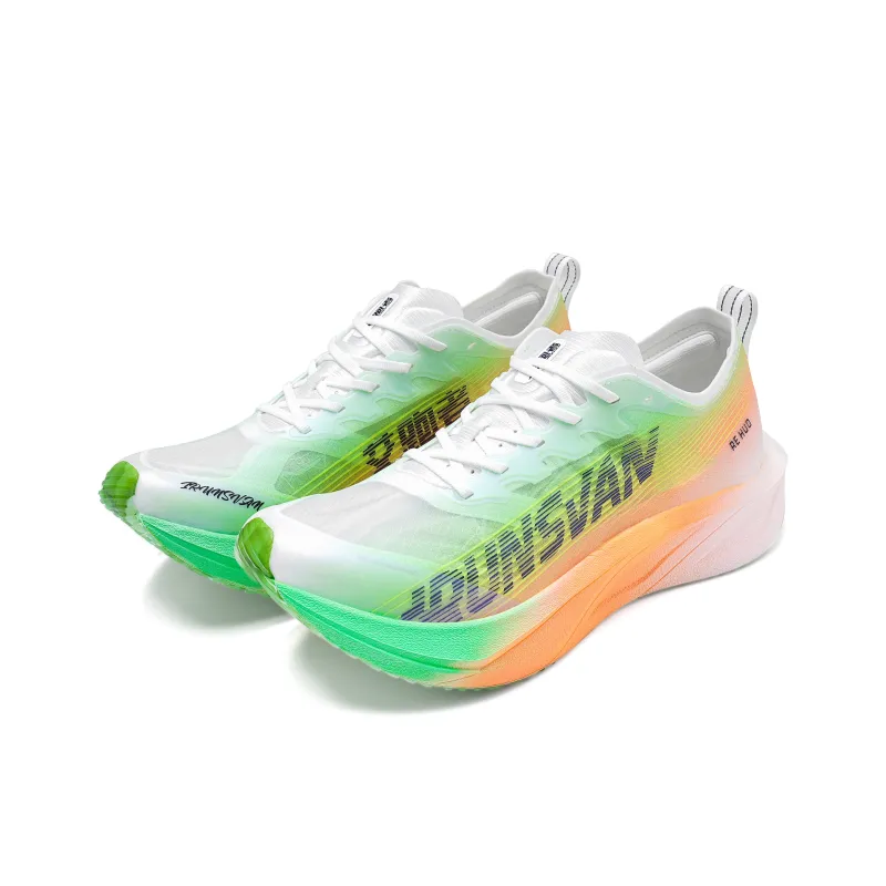 IRUNSVAN Low-Top Running Shoes Unisex Cantaloupe-Orange Light-2