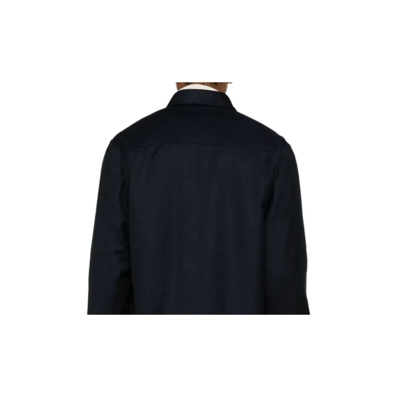 Ermenegildo Zegna Buttoned Long Sleeved Overshirt-6