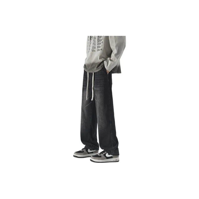 IJRJ Jeans Unisex Distressed Gray-2