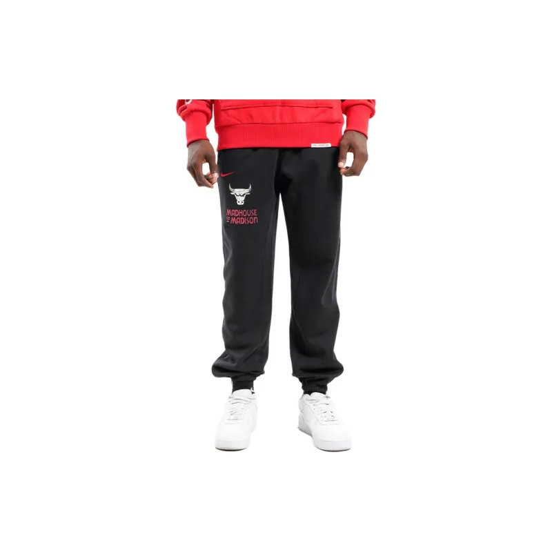 Nike Chicago Bulls Standard Issue 2023/24 City Edition Basketball Shorts Men's Black-2