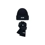 Black Hats & Caps+Black Scarf