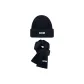 Black Hats & Caps+Black Scarf