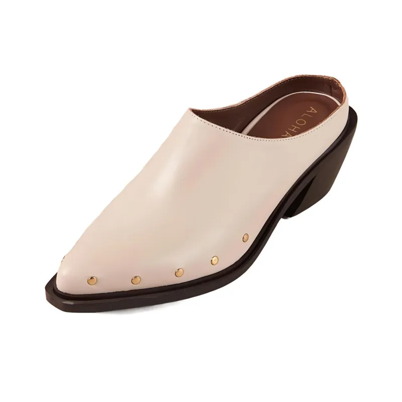 ALOHAS Slip-Resistant Wrap-toe Slippers Women's Light Pink-0