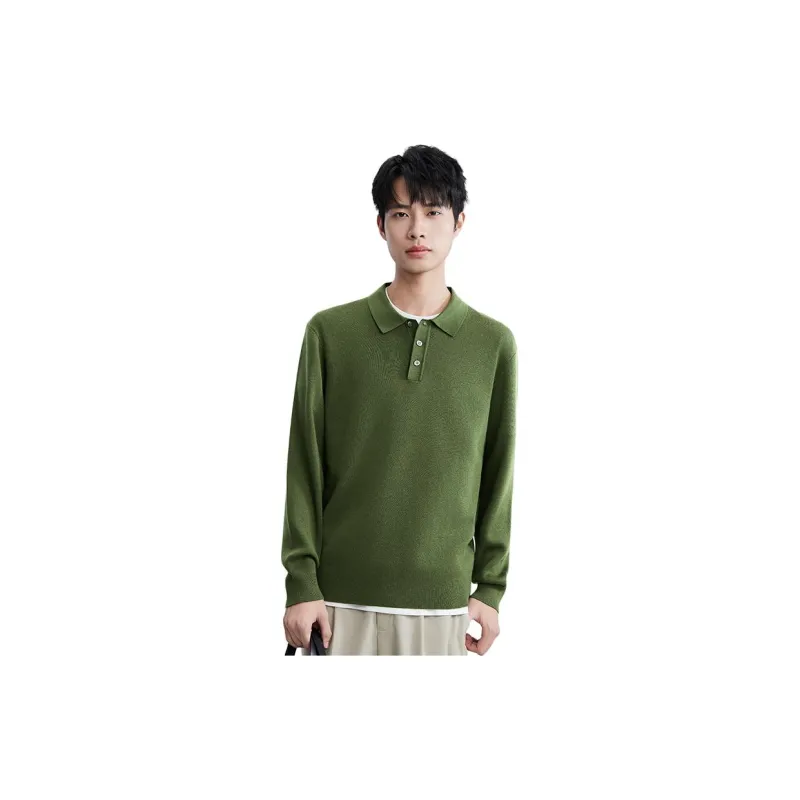 Red bean Sweaters Men-5
