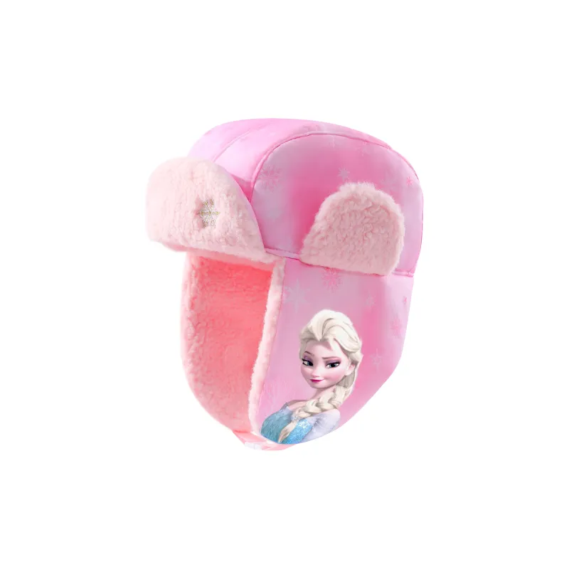 Disney Frozen Series Polyester Trapper Hats Kids' Pink/Blue-1
