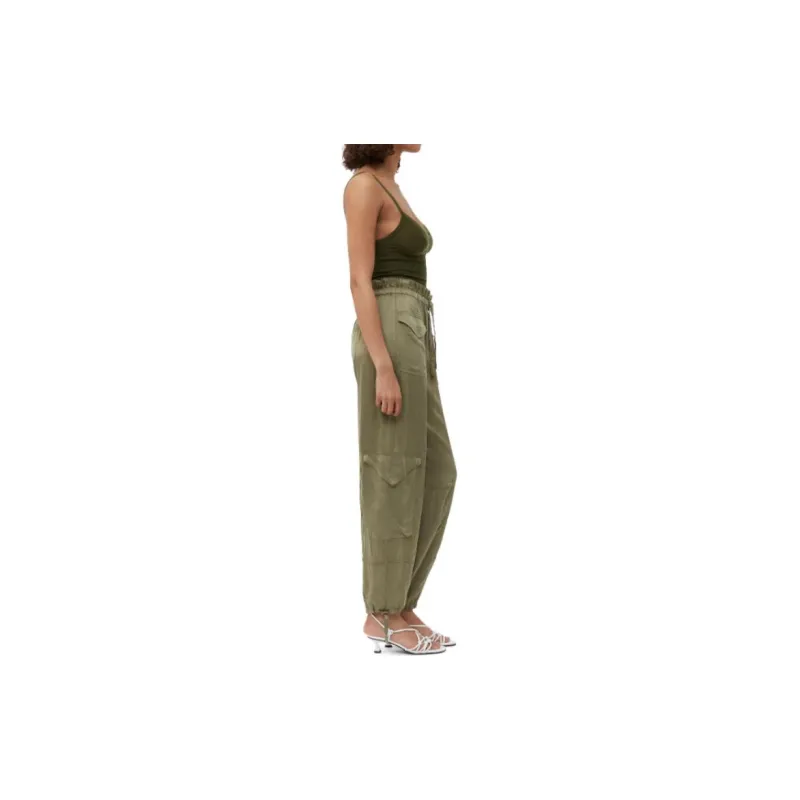 GANNI Tapered Cargo Trousers-2