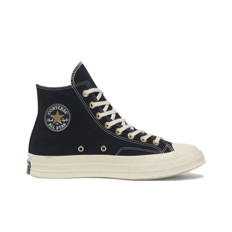 Converse Chuck 70 High 'Black Gold Star'-1