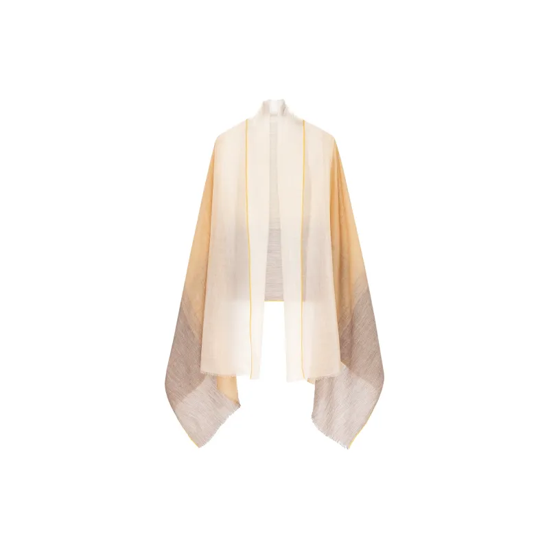 Shanghai Story Sheep Wool Knit Scarves Women's 7 Colors Available For Selection-16