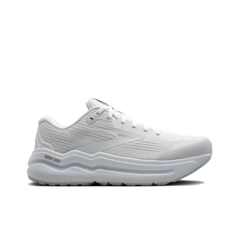 Brooks Ghost Ma Anti Slip Wear Resistant Low Top Running Shoes Men's White-1