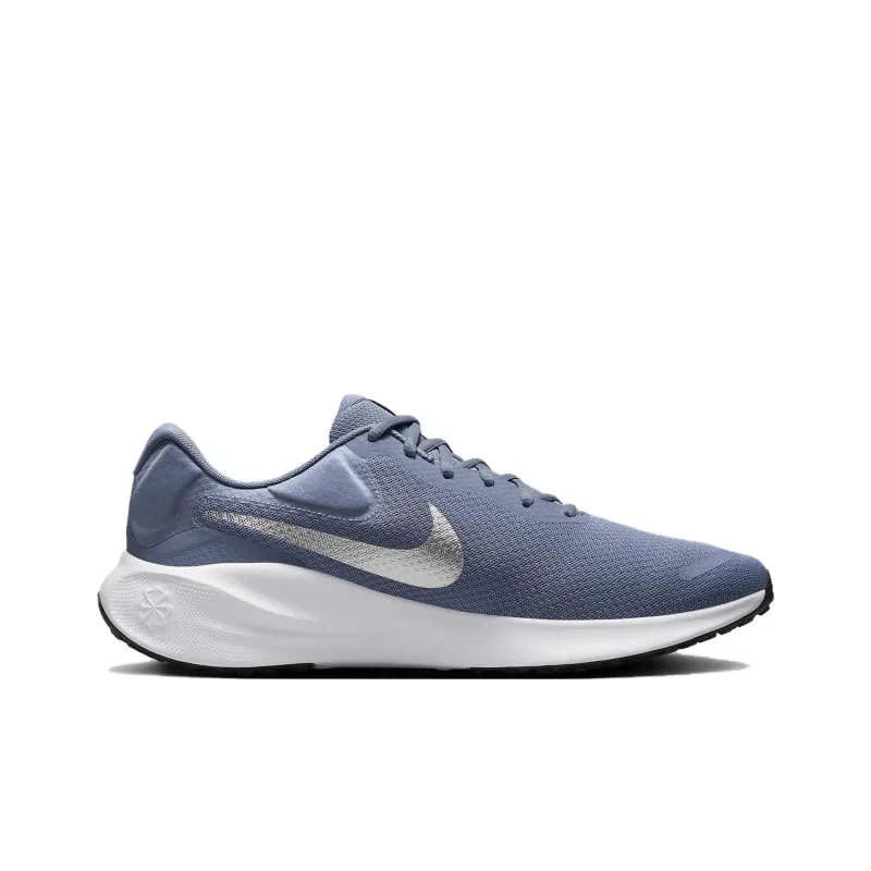 Nike Revolution 7 Ashen Slate White Hyper Royal Metallic Silver-1