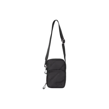 GANNI Fabric Cell Phone Pouch Shoulder Bag Crossbody Bag Small Size Women's Black
