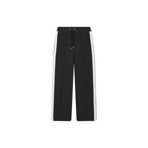 FILA FILA MILANO Italian Luxury Sports Collection Knitted Sports Pants Women's Jet Black