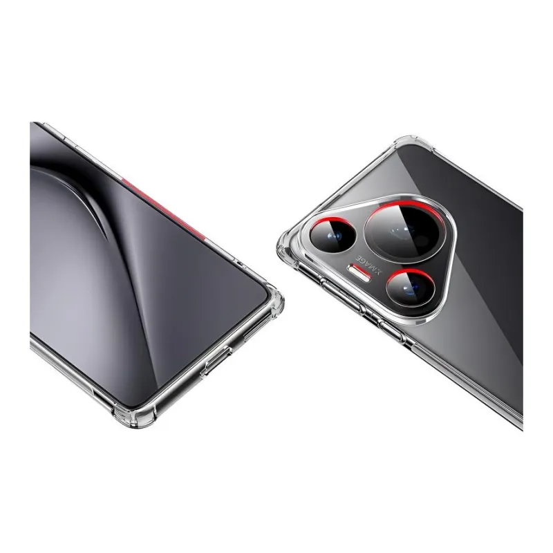 Cuttlefish Grid Silicone Material Extra Thin Impact Resistant Phone Cases Applicable To Huawei PURA70 Minimalist-1