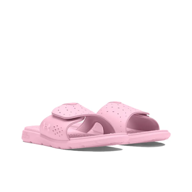Under Armour Ignite Pro Slip Resistant Abrasion Resistant Slide Slippers Women's Pink-2