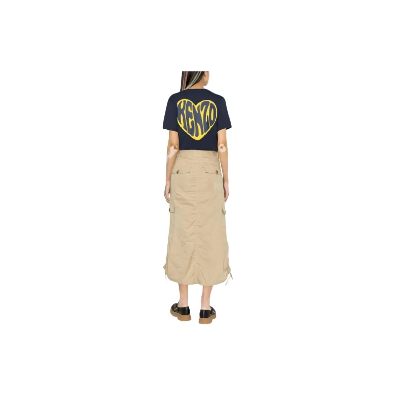 KENZO T-Shirts Women's Blue-4