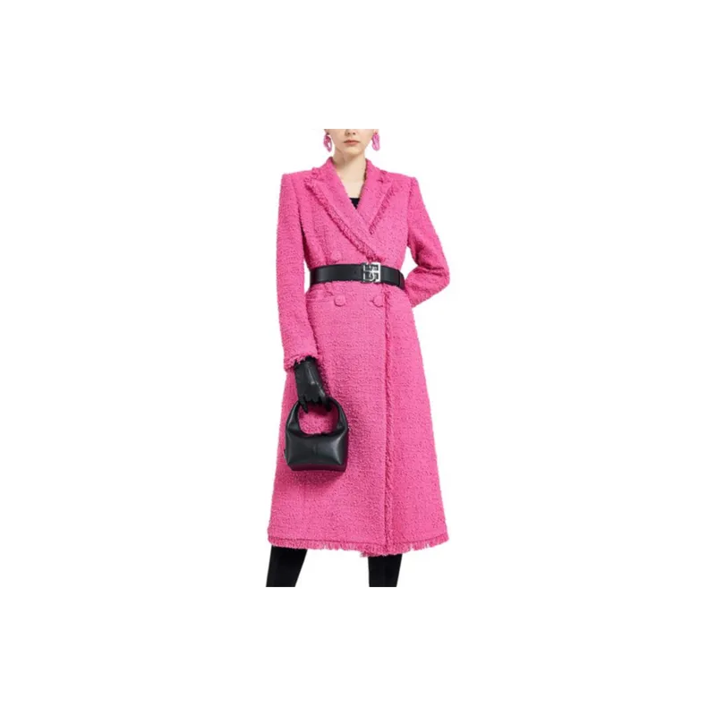 BESIONIA FW23 Coats Women's Pink-1