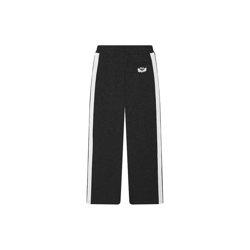 FILA MILANO Italian Luxury Sports Collection Knitted Sweatpants Women's Jet Black-1