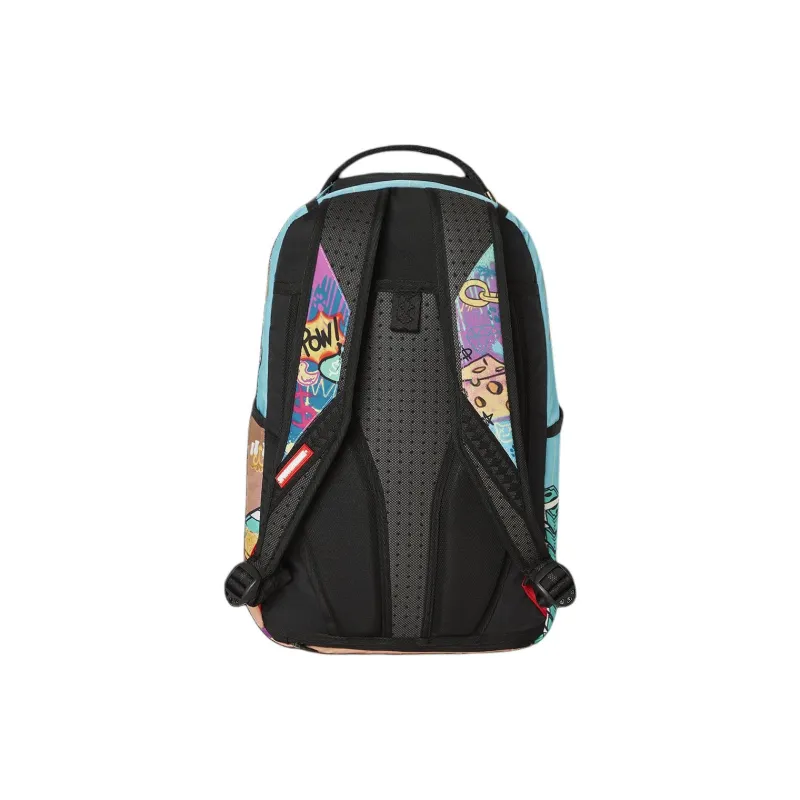SPRAYGROUND Polyester Fabric Backpack Unisex Sky Blue-4