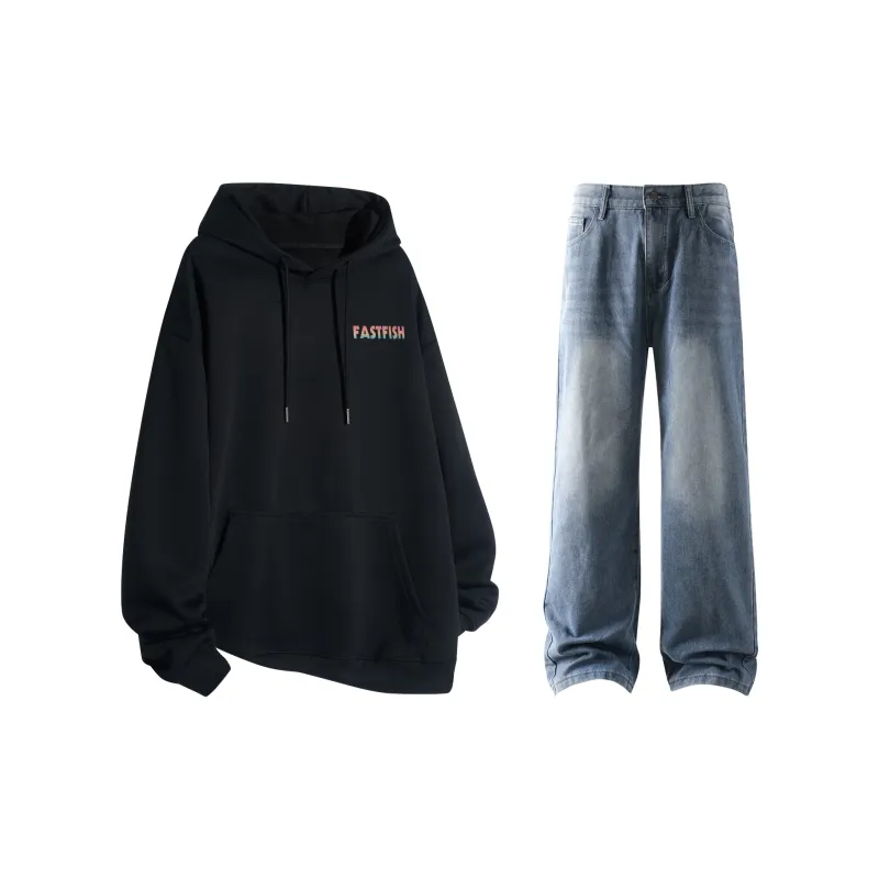 FASTFISH Sweatshirt Sets Unisex-31